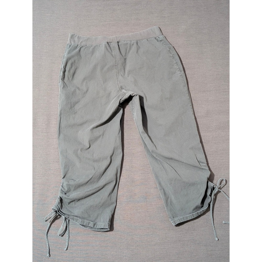 Crave Apparel Maternity Capri Pants Women's Olive Green Size Small